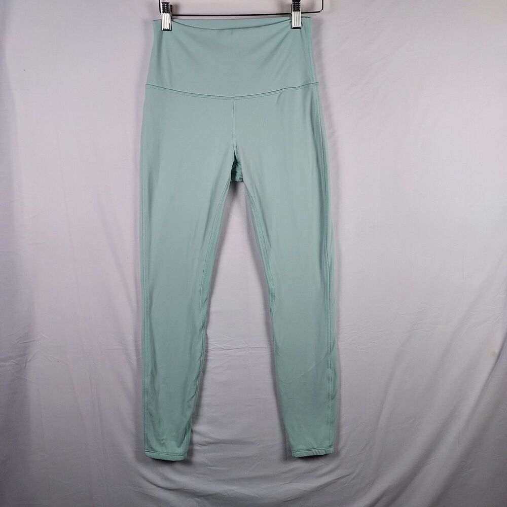 Lululemon Align Leggings Women’s 6 Green High Rise Yoga Pants Nulu Stretch 28”